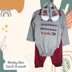 Monkey Bars 3 piece set size 6-9 month